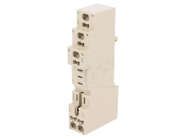 Socket; 10A; 250VAC; G2R-1-S,H3RN-1; op DIN-rail; Serie: G2R-1-S Socket; 10A; 250VAC; G2R-1-S,H3RN-1; op DIN-rail; Serie: G2R-1-S